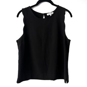 Scallop Sleeve Tank Top